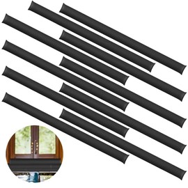 Water Barrier 5 ft x 6.5 inch Water Activated Flood Barriers, Sandless Sandbag for Flooding Reusable Water Absorber Water Absorbing Snake for Absorbent Prevention for Garage and Basement (10 Pack)