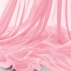 Horbaunal Light Pink Chiffon Fabric by The Yard, 5 Yard