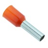 Red 1mm Insulated Bootlace Ferrule - Pack of 100