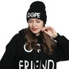 DonDon Women's Beanie Statement Winter Hat, dope