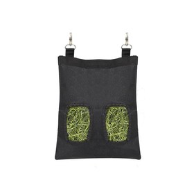 Rabbit Hay Feeder Bag, Guinea Pig Hay Feeder Storage, Guinea Pig Hay Feeder Bag, Large Capacity 600D Oxford Fabric Hanging Hay Feeder Bag for Small Animals (2 Holes)