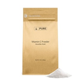 PURE ORIGINAL INGREDIENTS Vitamin C Powder (5 lb) Ascorbic Acid, Non GMO, Dietary Supplement