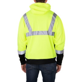 Arctic Quest Mens Hi-Vis Sweatshirt - Class 2 Compliant, Safety Yellow, XL