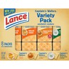 Lance Sandwich Crackers, Variety Pack Captain's Wafers, 8 Ct Box