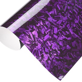 XhuangTech Forged Carbon Fiber Vinyl Wrap Carbon Vinyl Wrap Adhesive Motorcycle Sticker Decal Anti-Wrinkle Bubble Free Replacement Car Sticker (Purple, 23.62''x59.84''(60x152cm))