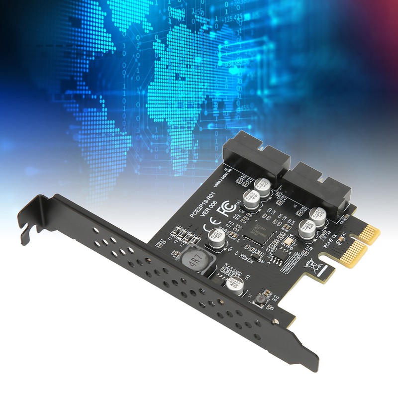 PCIE to USB 3.2 Expansion Card 5Gbps High Speed USB3.2