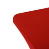 Peomeise 8FT Spandex Table Cover Rectangular Stretch Spandex Tablecloth (Red,8FT)