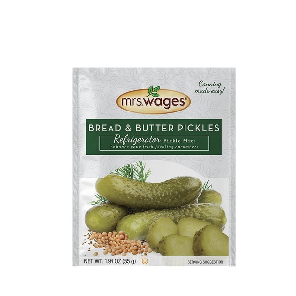 Mrs. Wages Bread and Butter Pickles Refrigerator Mix (VALUE PACK of 12)
