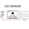 LED Light Strip Dimmer, DC 12V-24V 30A PWM Dimming Controller