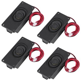 ACEIRMC 4pcs Speaker 3 Watt 8 Ohm Mini Speaker 8ohm 3w Loundspeaker Micro Speaker for Arduino with JST-PH2.0 Interface for Small Electronic Projects Advertising Machines LCD TV Monitors