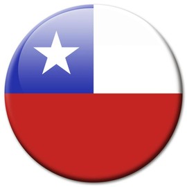 Chile Flag Fridge Magnet Country Flags Travel Souvenir Fridge Magnet Strong Large 50mm