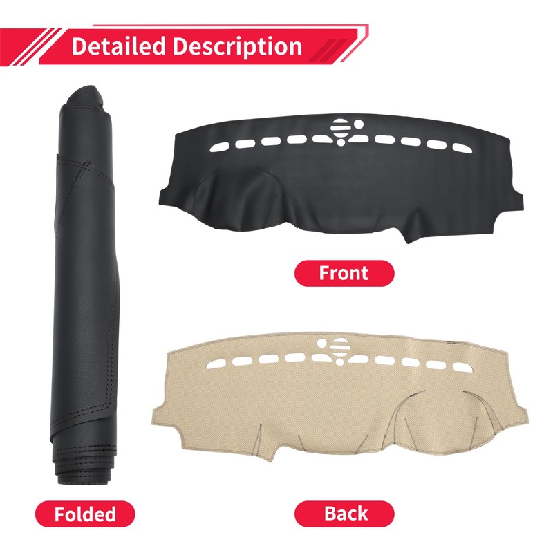 FUELHOOD Dashboard Cover Dash Cover Mat Carpet for Jeep Grand