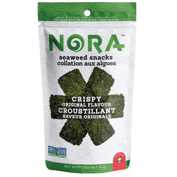 Nora Seaweed Snacks Crispy Original Flavour 32 g