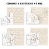 Free Motion Quilting Template Set - Set of 11 Acrylic