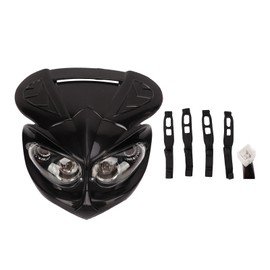 Motorcycle Fairing Head Lamp 12V Dual Headlight High Low Beam Replacement for F‑Eagle Apollo CRF Pit Dirt Bike Motocross