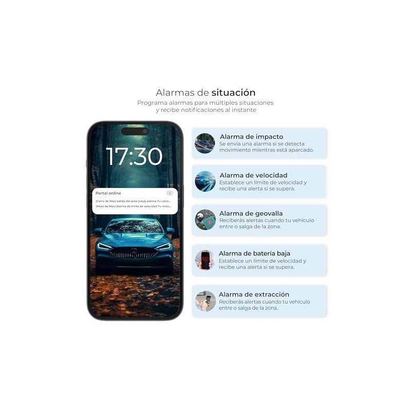 Salind Localizador GPS 4G con Imán para Coches, Maquinaria y