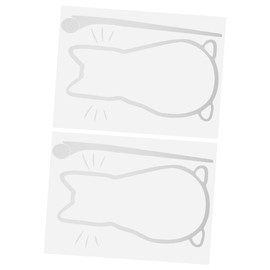 STOBAZA Cute Small Stickers Set Cat Sticker Wow Waterproof Decal for Car Laptop and Windshield