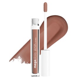 wet n wild wet n wild MegaSlicks Lip Gloss, Ultra-Glossy, Vitamin-E Enriched, Ultra-Gloss High Shine Moisturizing, Cruelty-Free & Vegan - Nude Mood