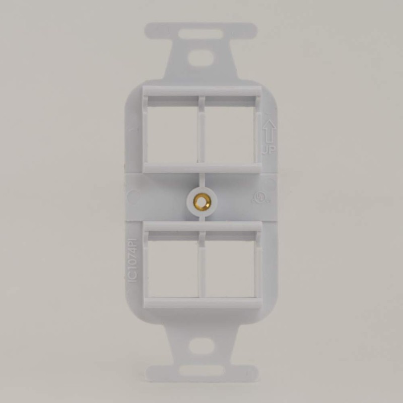 ICC Electrical Insert with 4 Ports for HD Style, White
