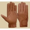 Horse Riding Gloves All Leather Brown & Black Premium Quality