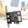 PCI -E 1X to 3-port 1394A (2 out of 1)