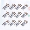 Beavorty 15pcs Reusable Metal Nail Mold Tips for Nail Art