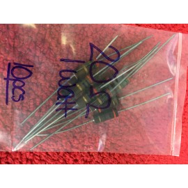 20  OHM 1 WATT CARBON COMPOSITION RESISTORS 10 PCS NOS