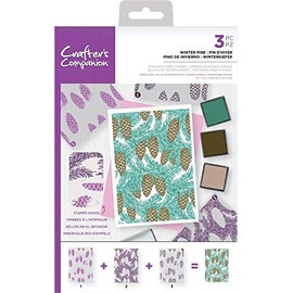 Crafter's Companion Background Layering Stamps - Beautiful Baubles
