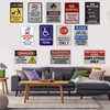 TNND New York Background Novelty Metal License Plate License plate