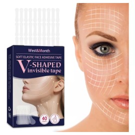 Veraly 40 Parches V Cuidado Facial Invisibles Arrugas Papada Piel