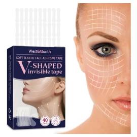 Veraly 40 Parches V Cuidado Facial Invisibles Arrugas Papada Piel