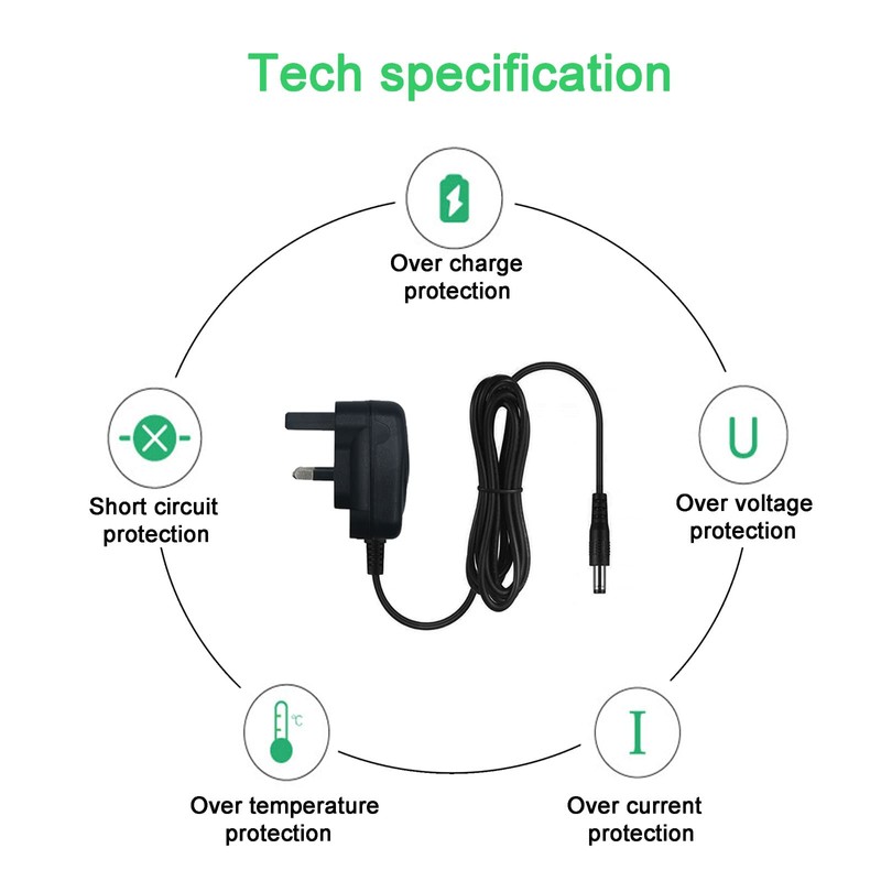 myVolts 9V power supply adaptor compatible with/replacement for TP-Link Tapo