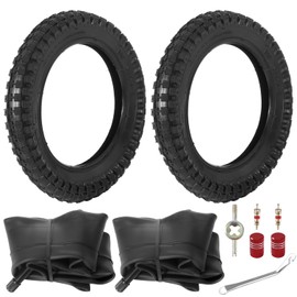 KAMIER 12.5x2.75 (12-1/2x2.75) Tires and Inner Tube Set for Razor Electric MX350 MX400 ZR350 SX350 Dirt Bike E-zip E500 E750 X-Treme X-560 Kids Scooter Mini Dirt Bike 12.5x2.5 Tire Tube Parts (2 Pack)