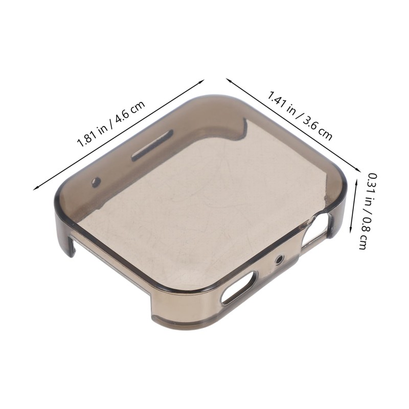 jojofuny Watch TPU Case 2 Pieces Full Coverage Anti-Fingerprint Easy