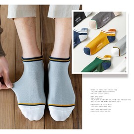 Yomezuu Men's Socks, Deodorizing, Antibacterial, Sweat Absorbent, Cotton, 10 Pair Set, 9.4 - 11.0 inches (24 - 28 cm), Men's Socks, Sports, Casual, Business Socks, High Socks, Suitable for Four