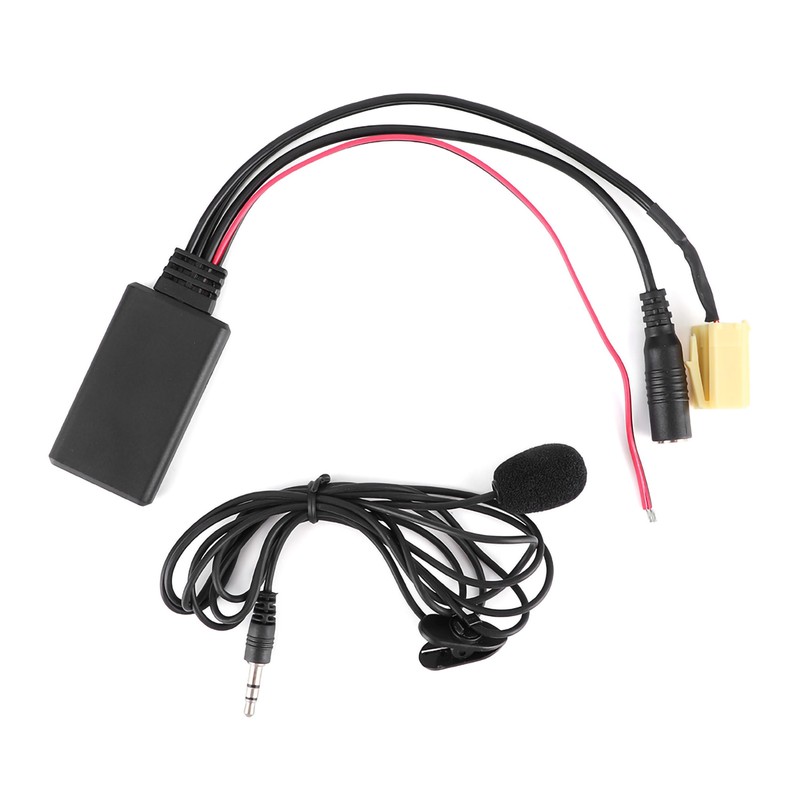 59.1in Bluetooth Radio Audio Cable Handsfree Car AUX Adapter with