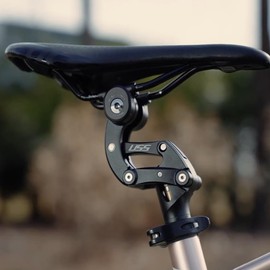 SAFORTBikes Suspension Seatpost with Cover for ebike, Up to 436lbs Heavy Riders, 365/580mm x 27.2/28.6/30.0/30.4/30.8/30.9/31.6/31.8/33.9/34.9