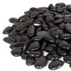 GASPRO 15lb Black River Rocks for Landscaping Outdoor, Polished Black