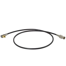 BJC Mini SDI Cable Made with Belden 1855A (2 Foot, Female BNC to Right-Angle DIN 1.0/2.3, Black)