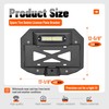 KUAFU Spare Tire Delete License Plate Bracket Compatible with 2007-2018