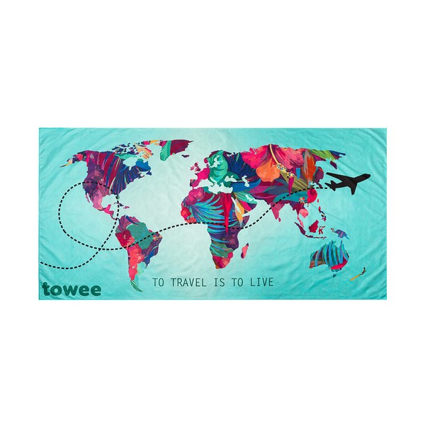 Towee Beach Towel, Microfiber Towel for travelling, Sports Towel with
