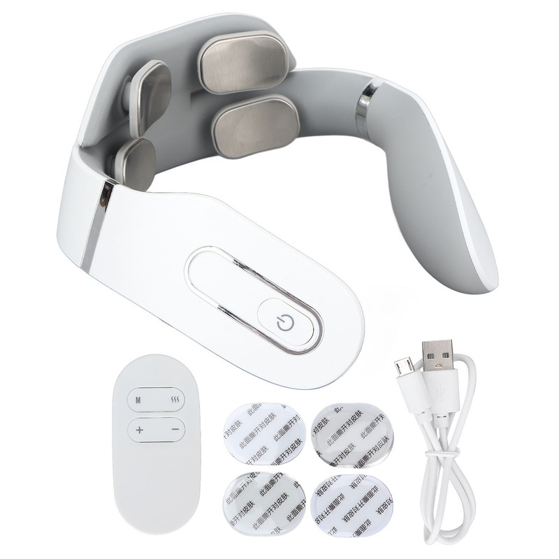 Electric Pulse Neck Massager 5 Modes 20 Strength Levels Cordless