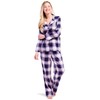Fishers Finery Women's EcoFlannel Plaid Full Length Pajama Set with