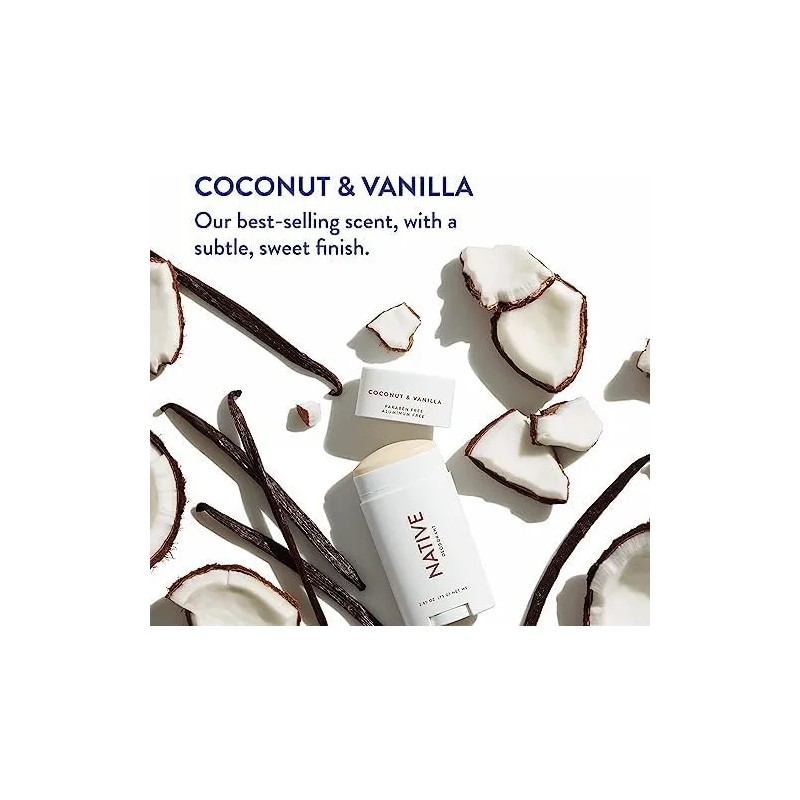 Desodorante En Barra Native Desodorante Coco Y Vainilla Pack De