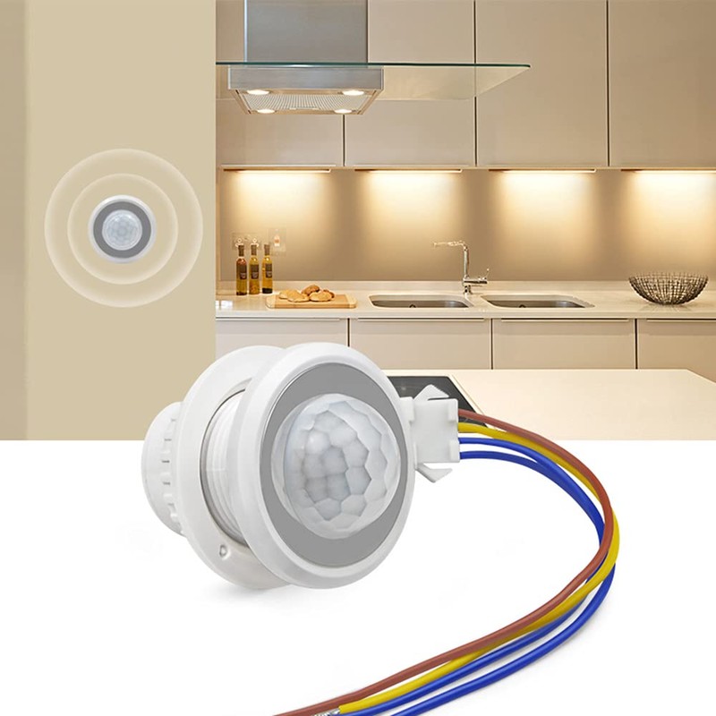Quentacy Mini Motion Sensor Light Switch 110-220V PIR Sensor Smart