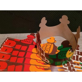 burger king crown, Lot Of 5 Paper Crowns