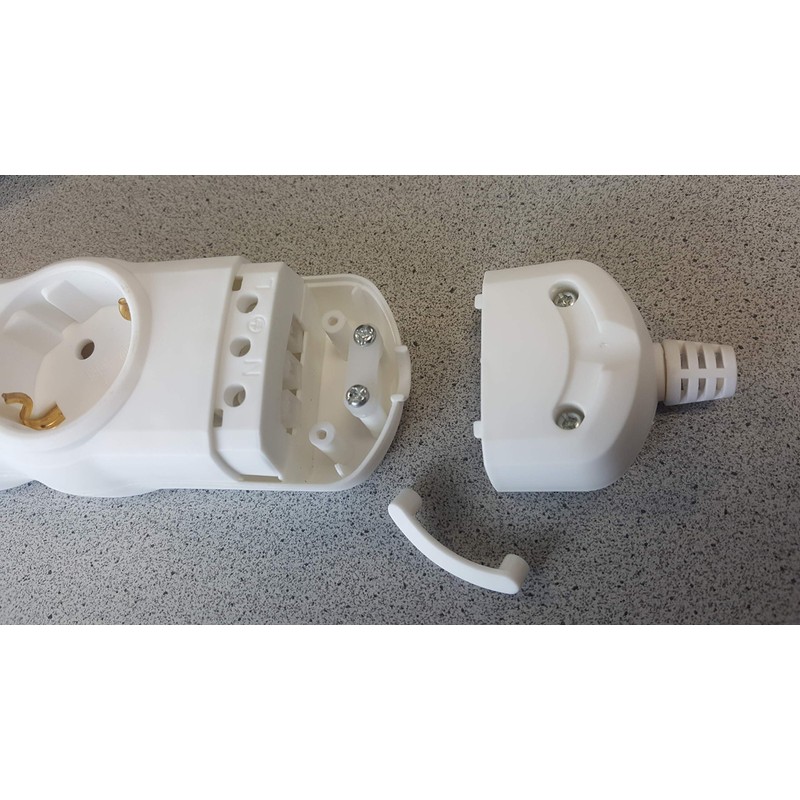 Kopp 120301007, Ciabatta MULTIPRESA A 3 WAY, Without Power Cable