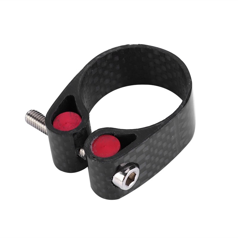 31.8mm Carbon Fiber Mountain Bike Bicycle Seat Post Clamp Quick