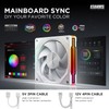 AsiaHorse AMICIPro 120mm ARGB PC Fans,Ultra-Quiet Operation <30dB, 1800 RPM
