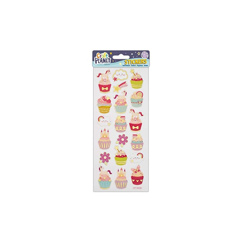 Craft Planet Scrapbooking Stickers, Multi-Colour, N Applicable